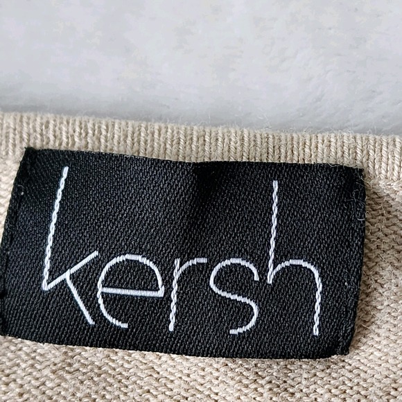 Kersh Sweater Dress Womens Medium Knit Wrap Front Long Sleeve Career Office Fall - Picture 9 of 16